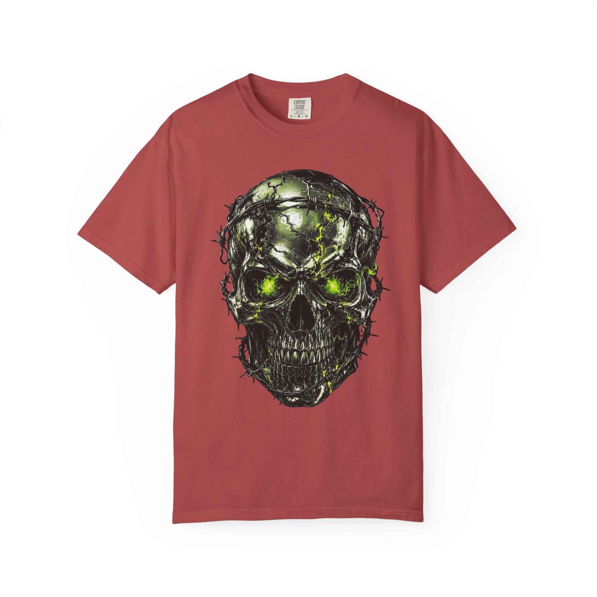 Chrome Survivor Skull - Graphic Tee