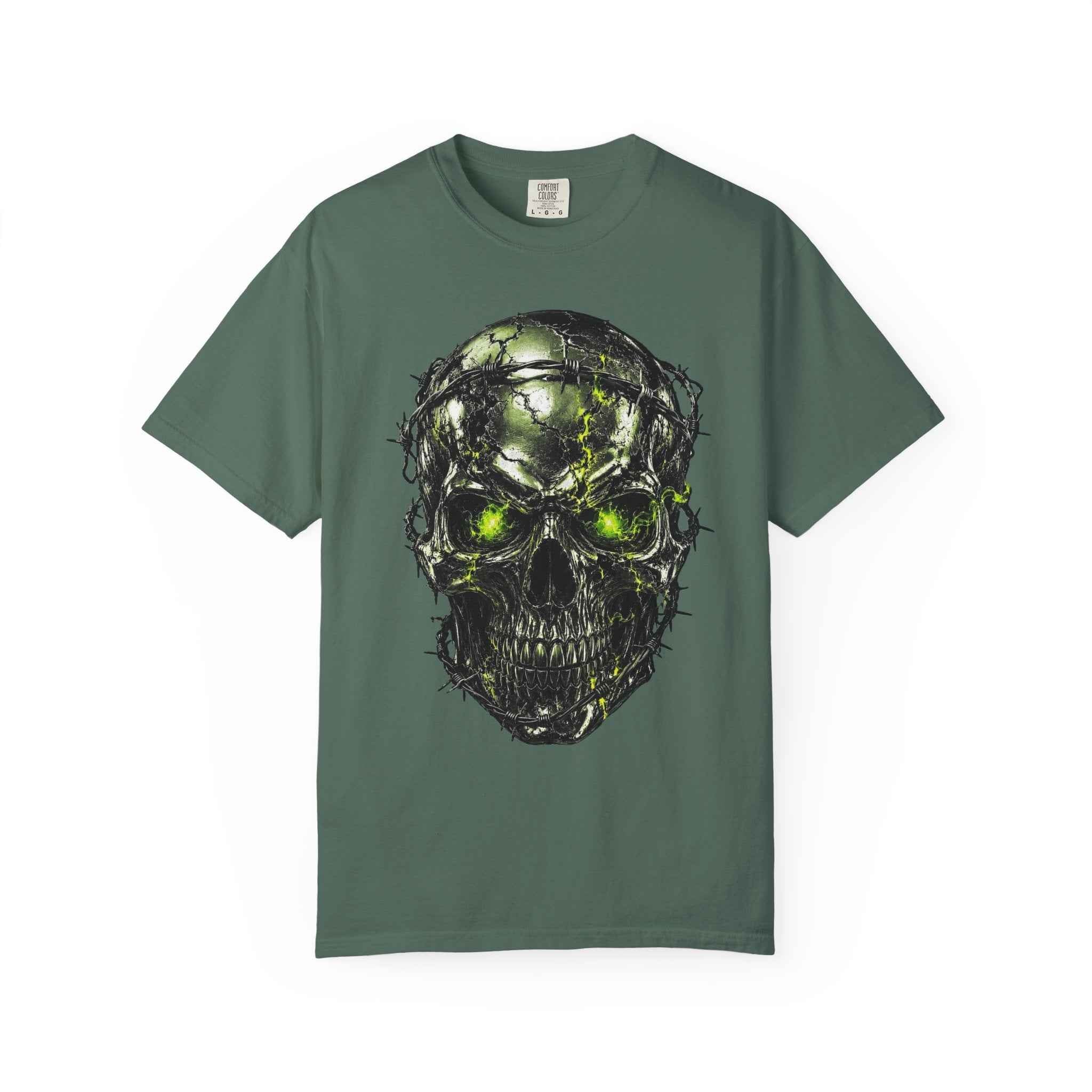 Chrome Survivor Skull - Graphic Tee