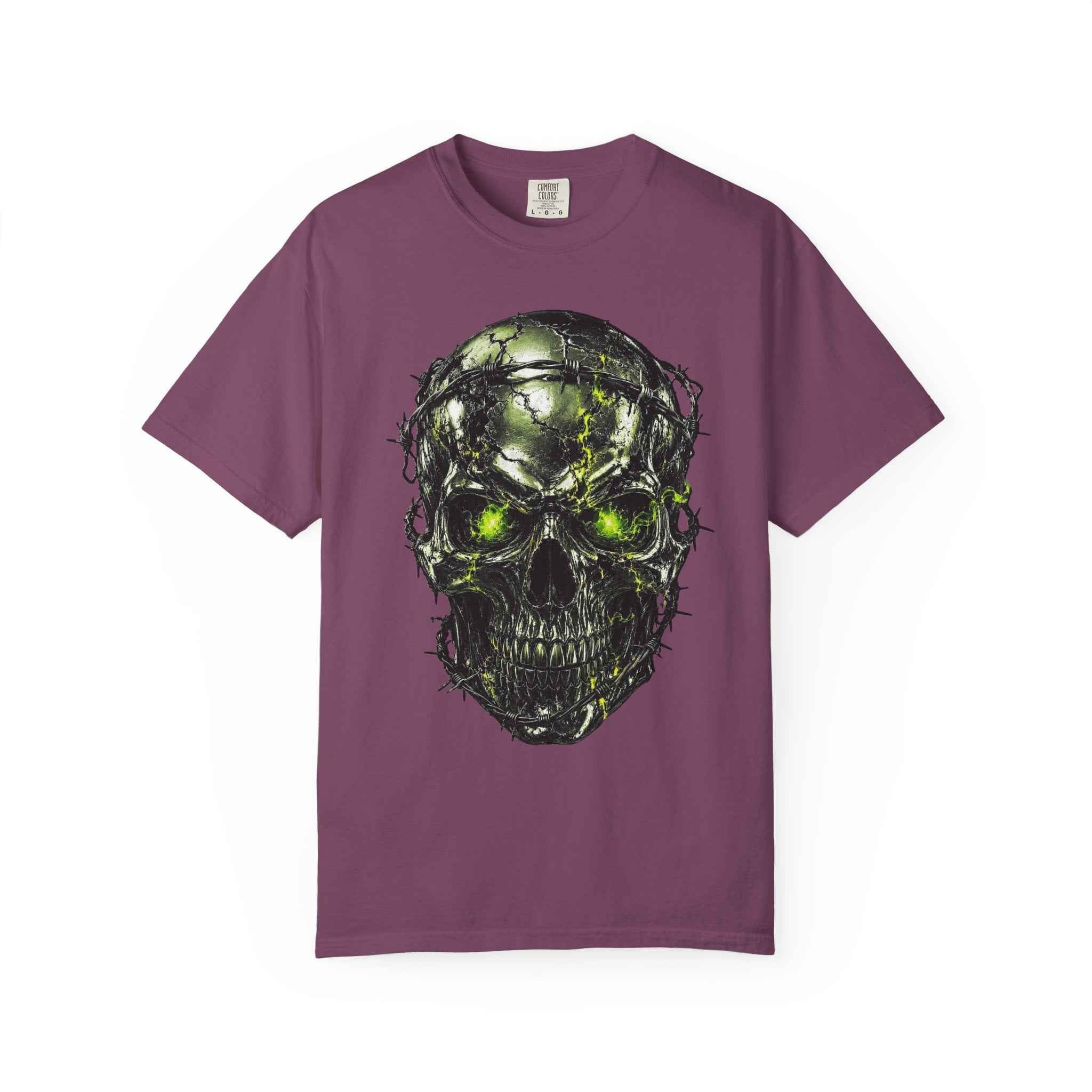 Chrome Survivor Skull - Graphic Tee