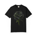 Black Rose Graphic T-Shirt - Gothic Floral Tee by Printify