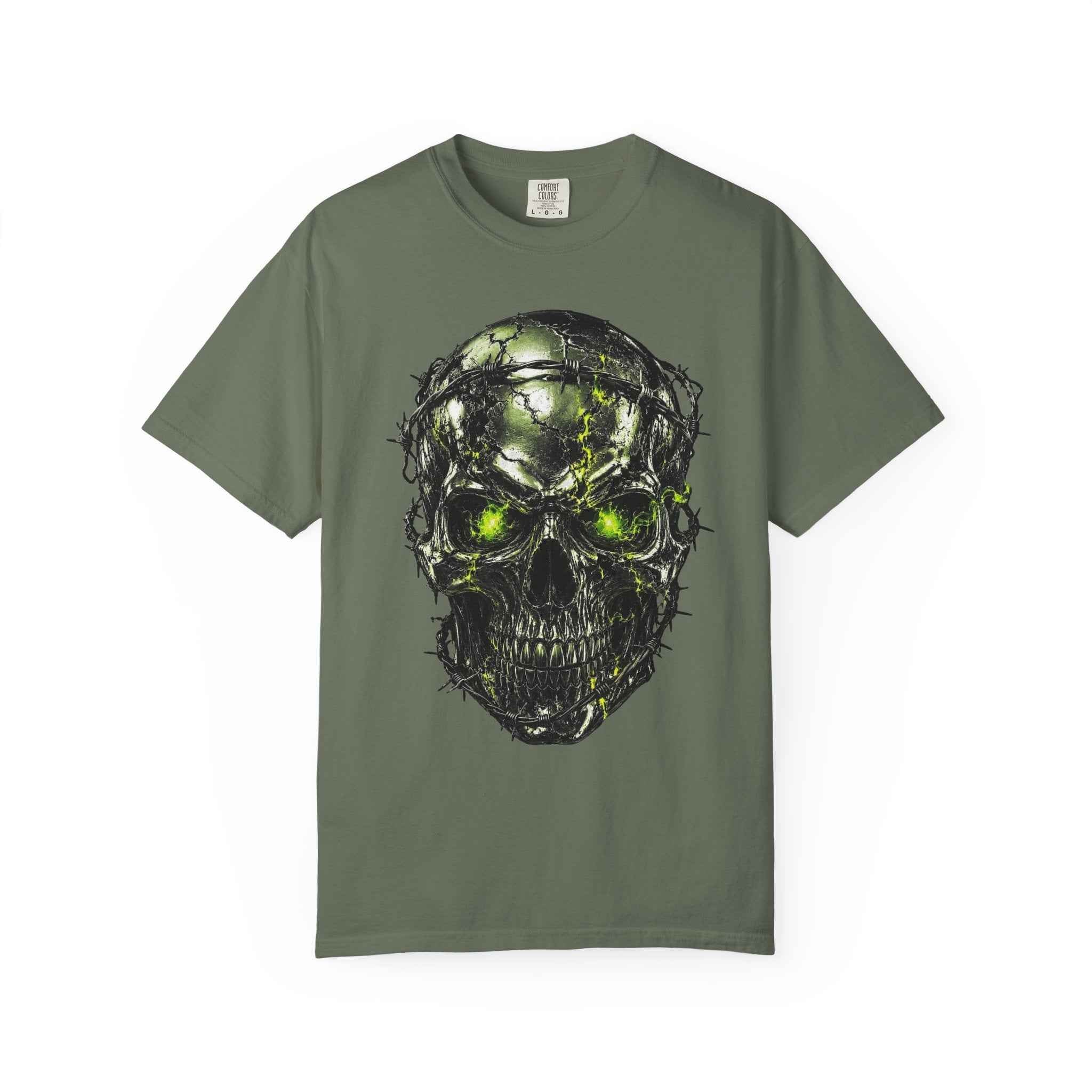 Chrome Survivor Skull - Graphic Tee