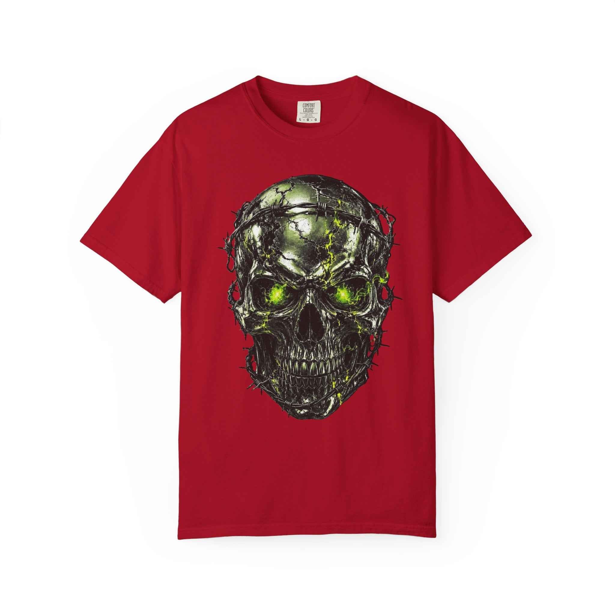 Chrome Survivor Skull - Graphic Tee
