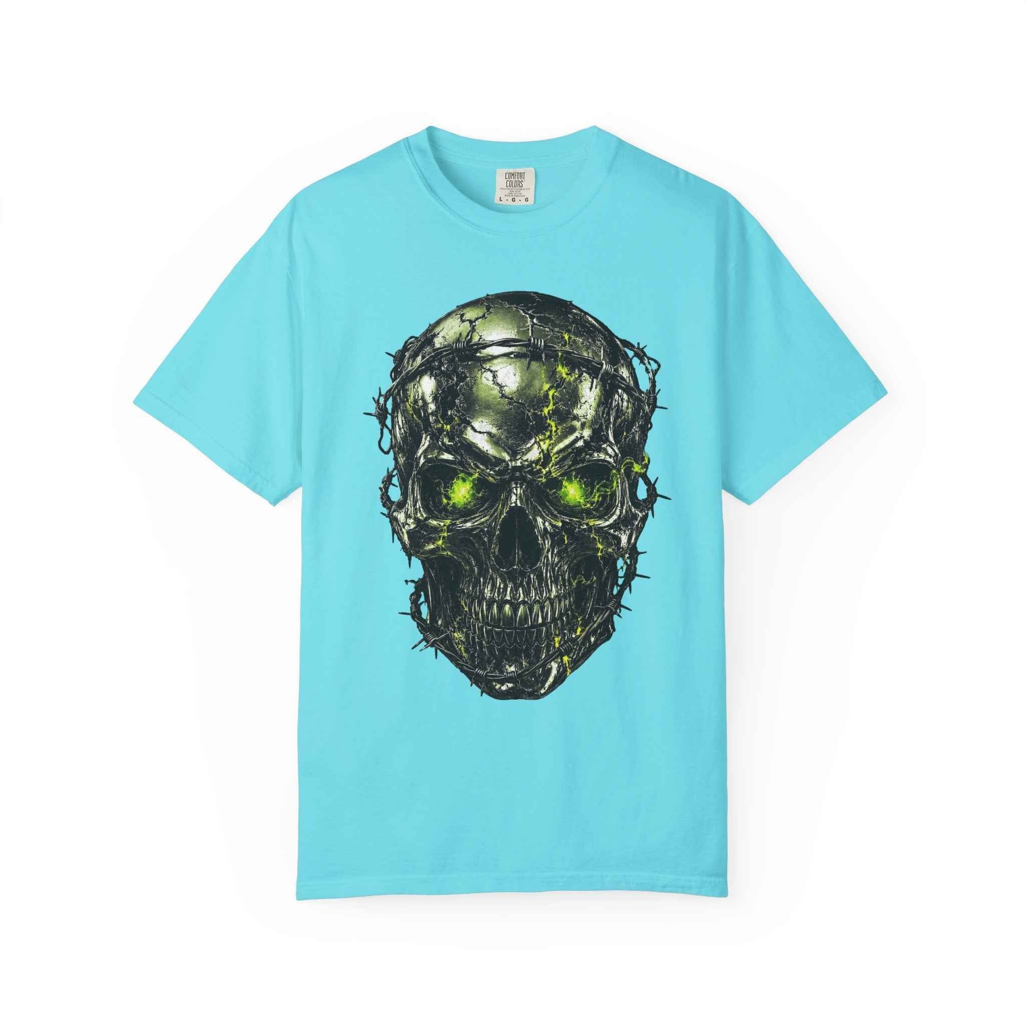 Chrome Survivor Skull - Graphic Tee