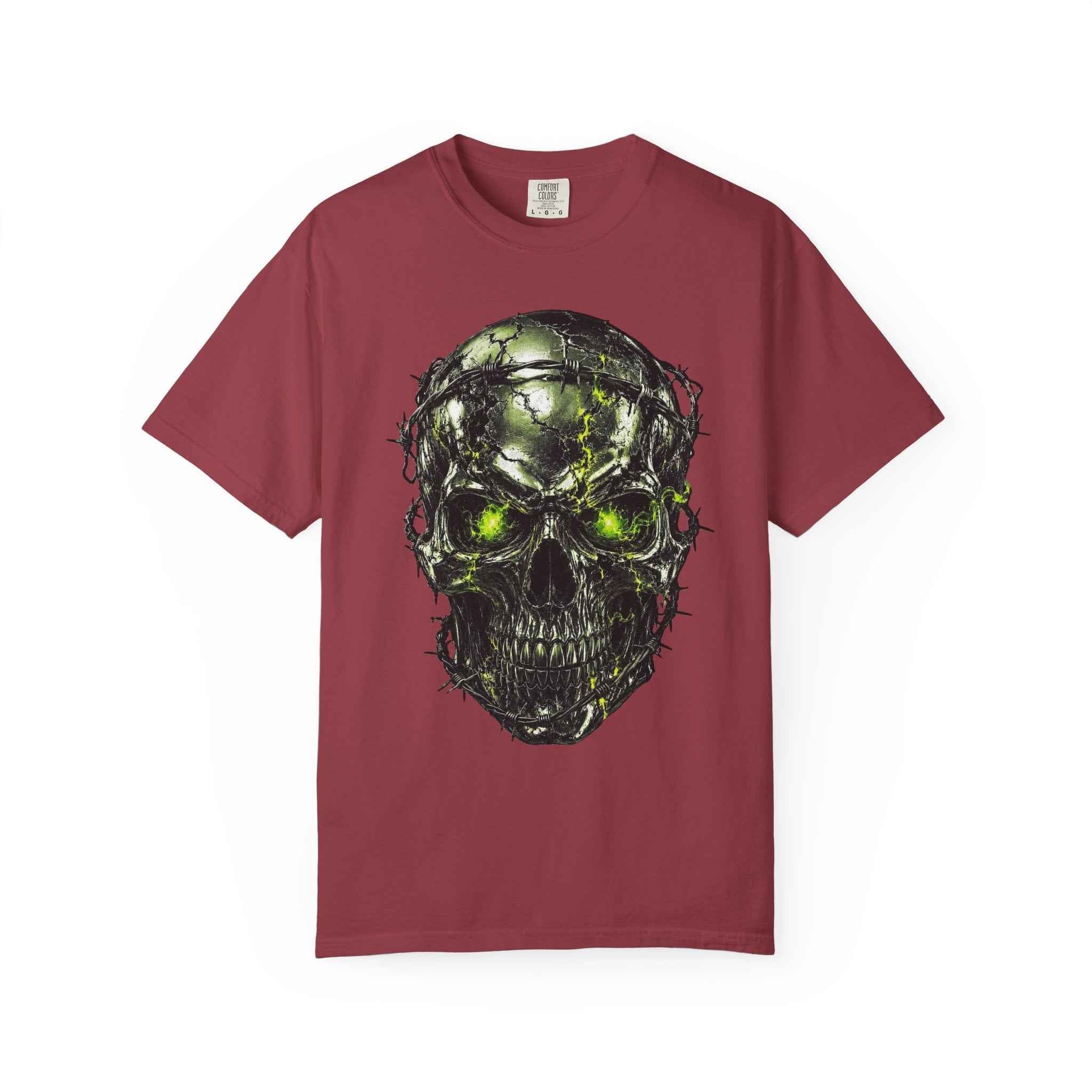 Chrome Survivor Skull - Graphic Tee