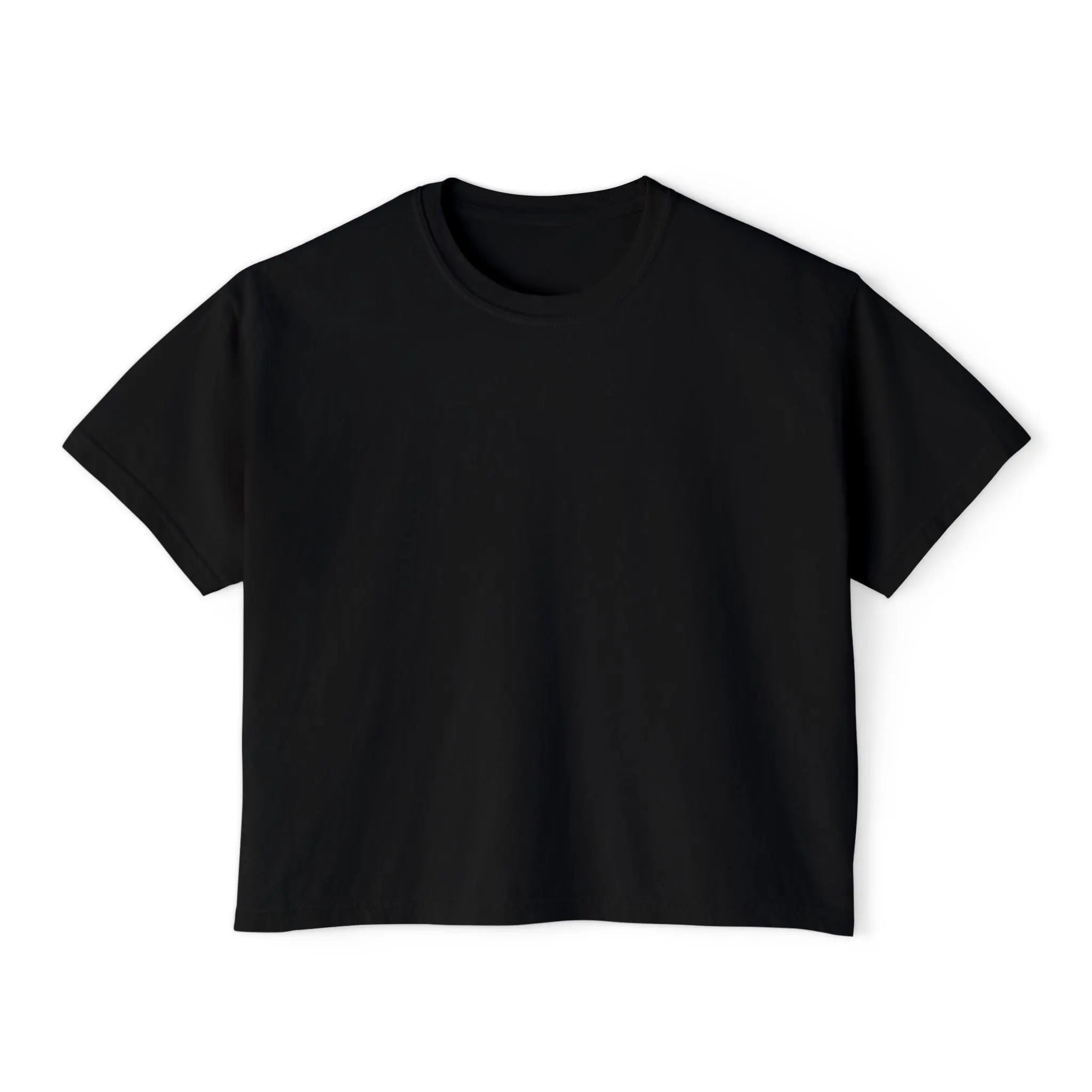 Women’s Boxy Tee - Grunge Graphic T-Shirt (distressed soldier photo) by Printify