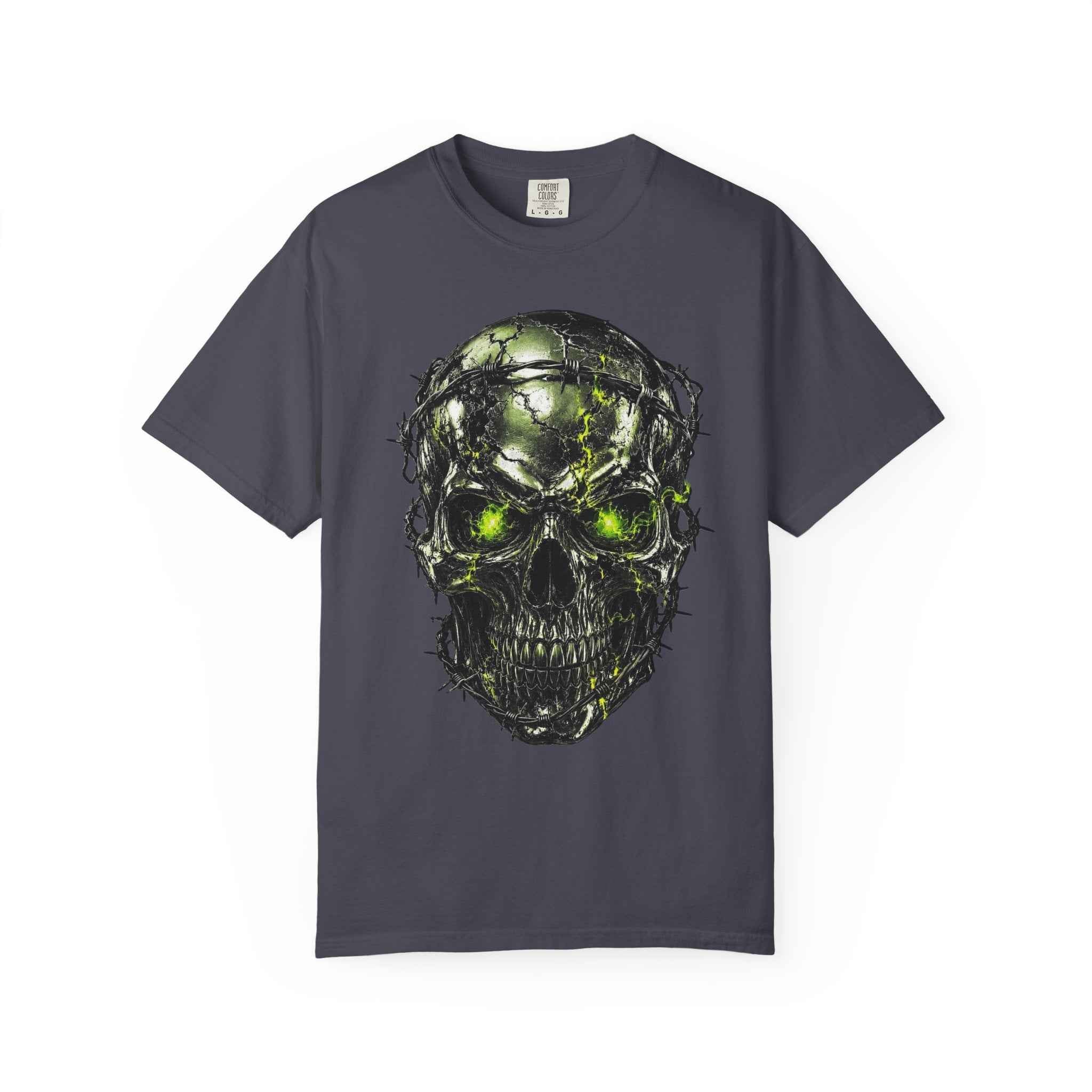 Chrome Survivor Skull - Graphic Tee