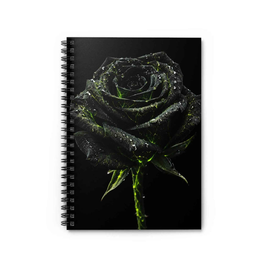 Apocalyptic Rose - Ruled Spiral Notebook