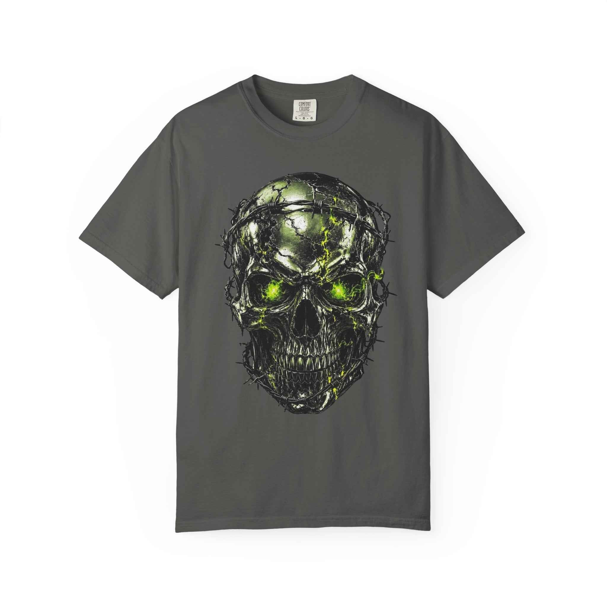 Chrome Survivor Skull - Graphic Tee