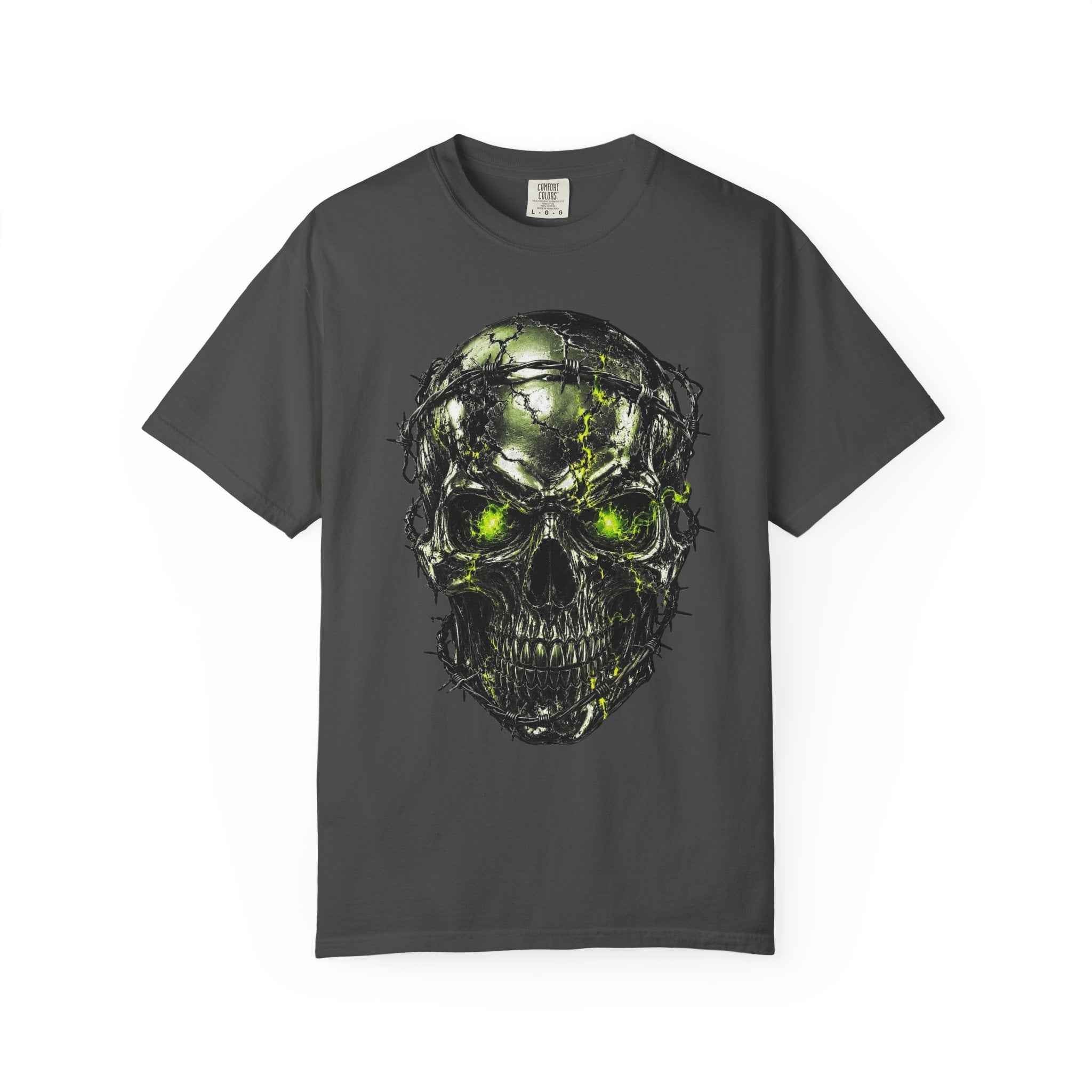 Chrome Survivor Skull - Graphic Tee