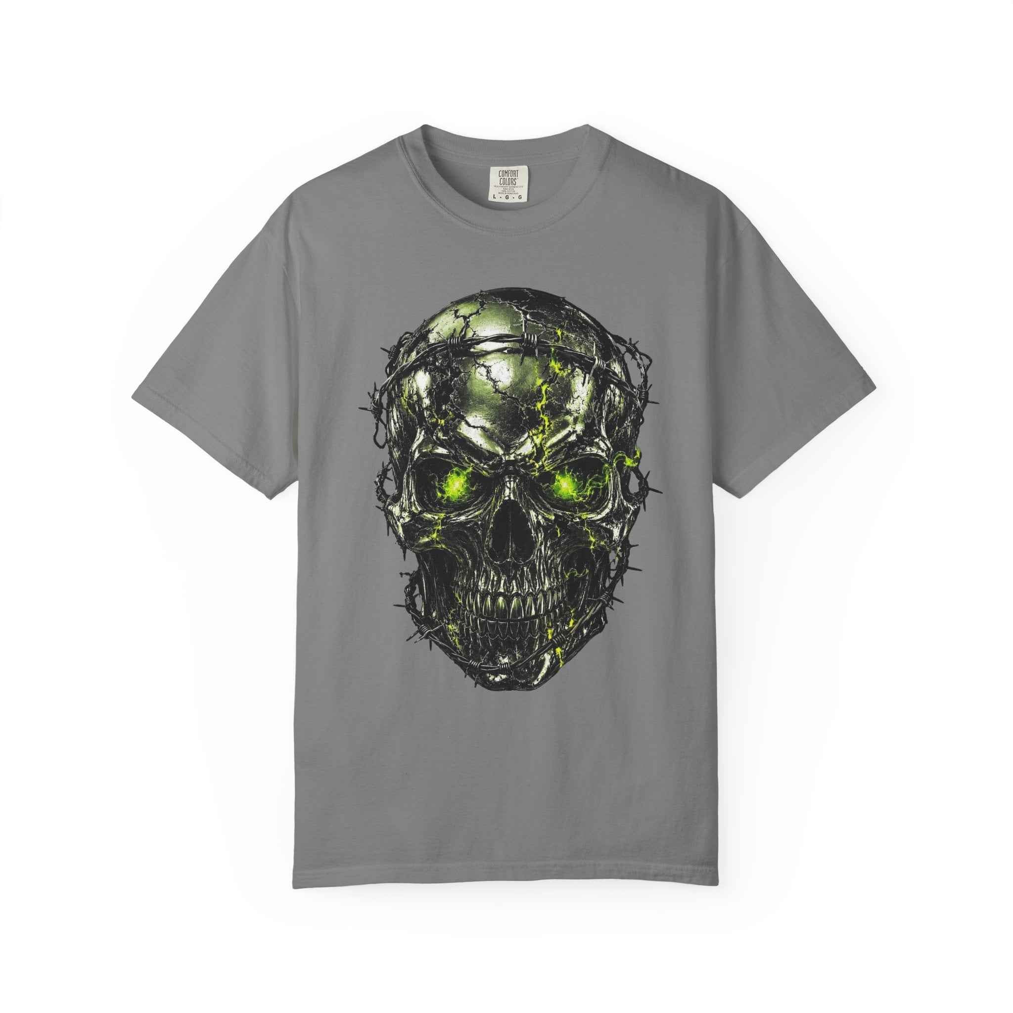 Chrome Survivor Skull - Graphic Tee