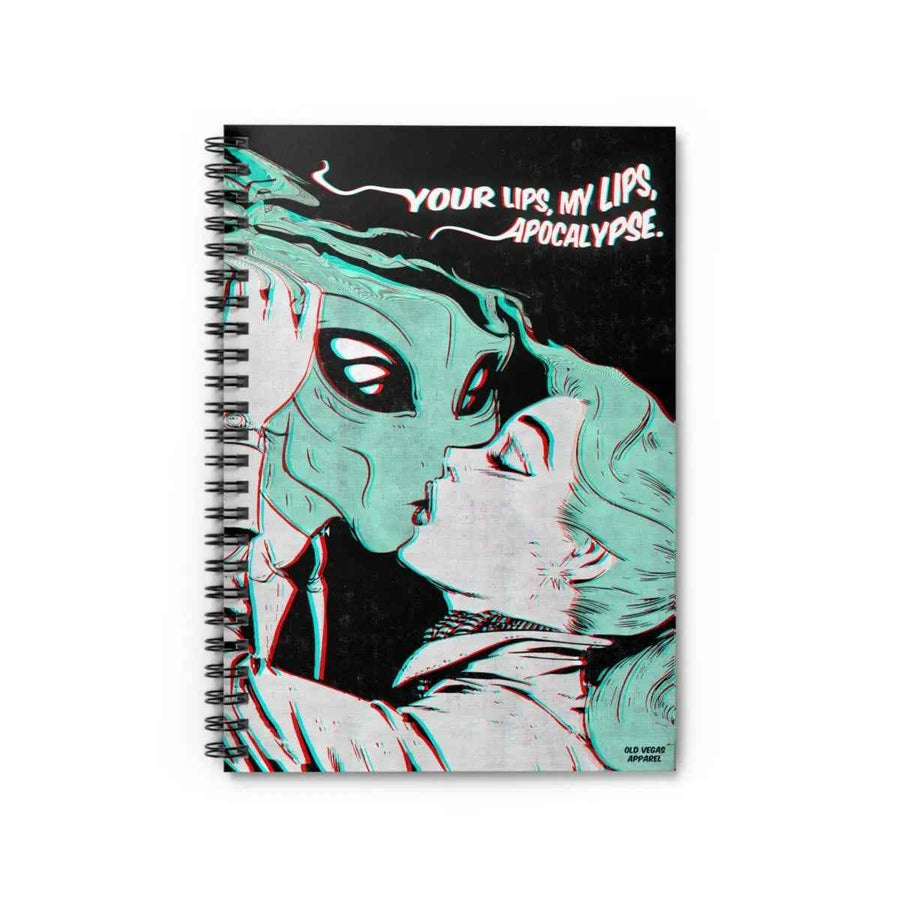 Alien Kiss - Ruled Spiral Notebook