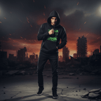 CATASTROPHE HOODIE - END OF THE ROAD by Printify