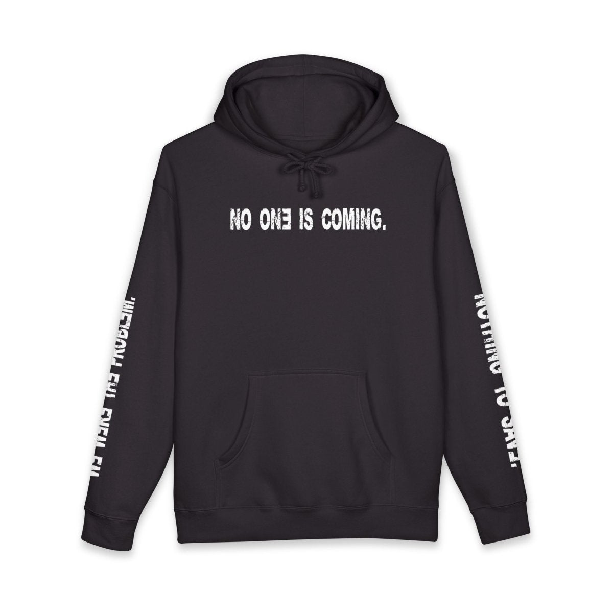 CHOKE ON THE SMOKE - 2 Sided Pullover Hoodie with Sleeve prints - OLD VEGAS