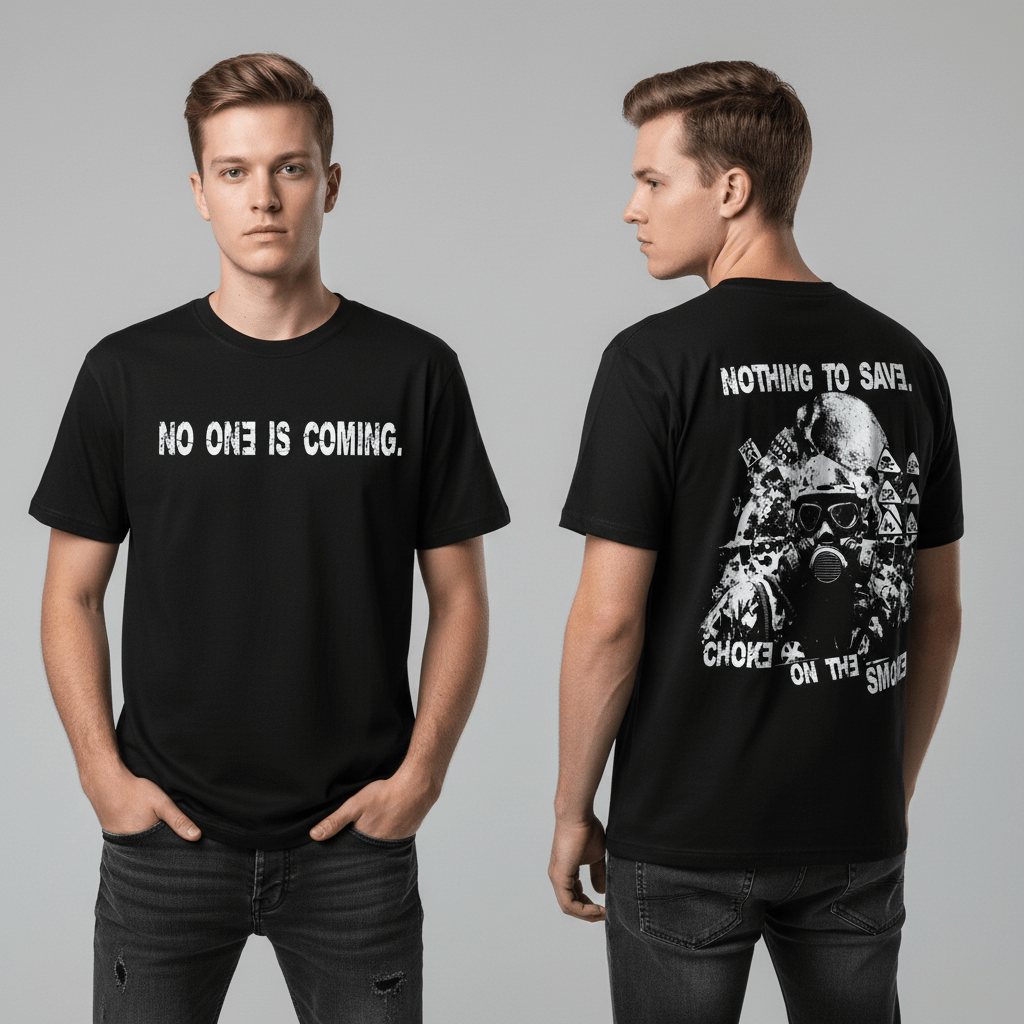 CHOKE ON THE SMOKE – Apocalyptic 2 - Sided Graphic Tee - OLD VEGAS