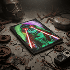 Cosmic Reaper - Ruled Spiral Notebook by Printify