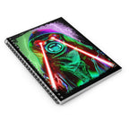 Cosmic Reaper - Ruled Spiral Notebook by Printify
