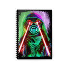 Cosmic Reaper - Ruled Spiral Notebook by Printify