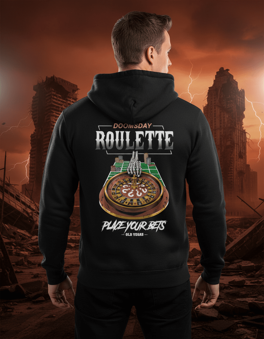 Doomsday Roulette - 2 Sided Hoodie - OLD VEGAS
