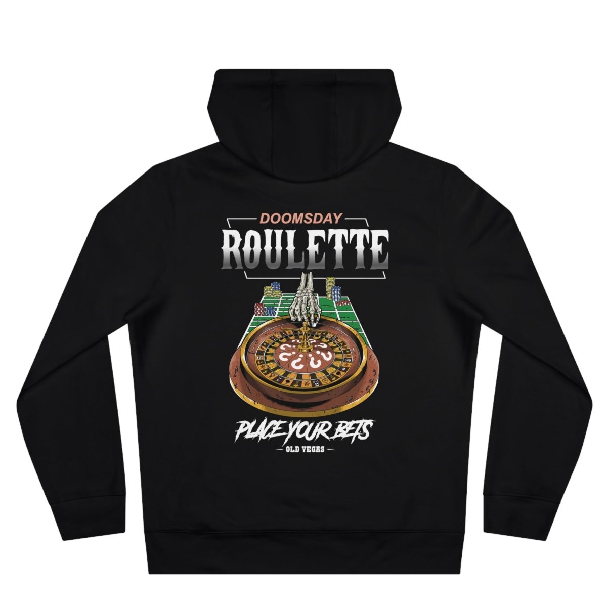 Doomsday Roulette Hoodie — Place Your Bets - OLD VEGAS