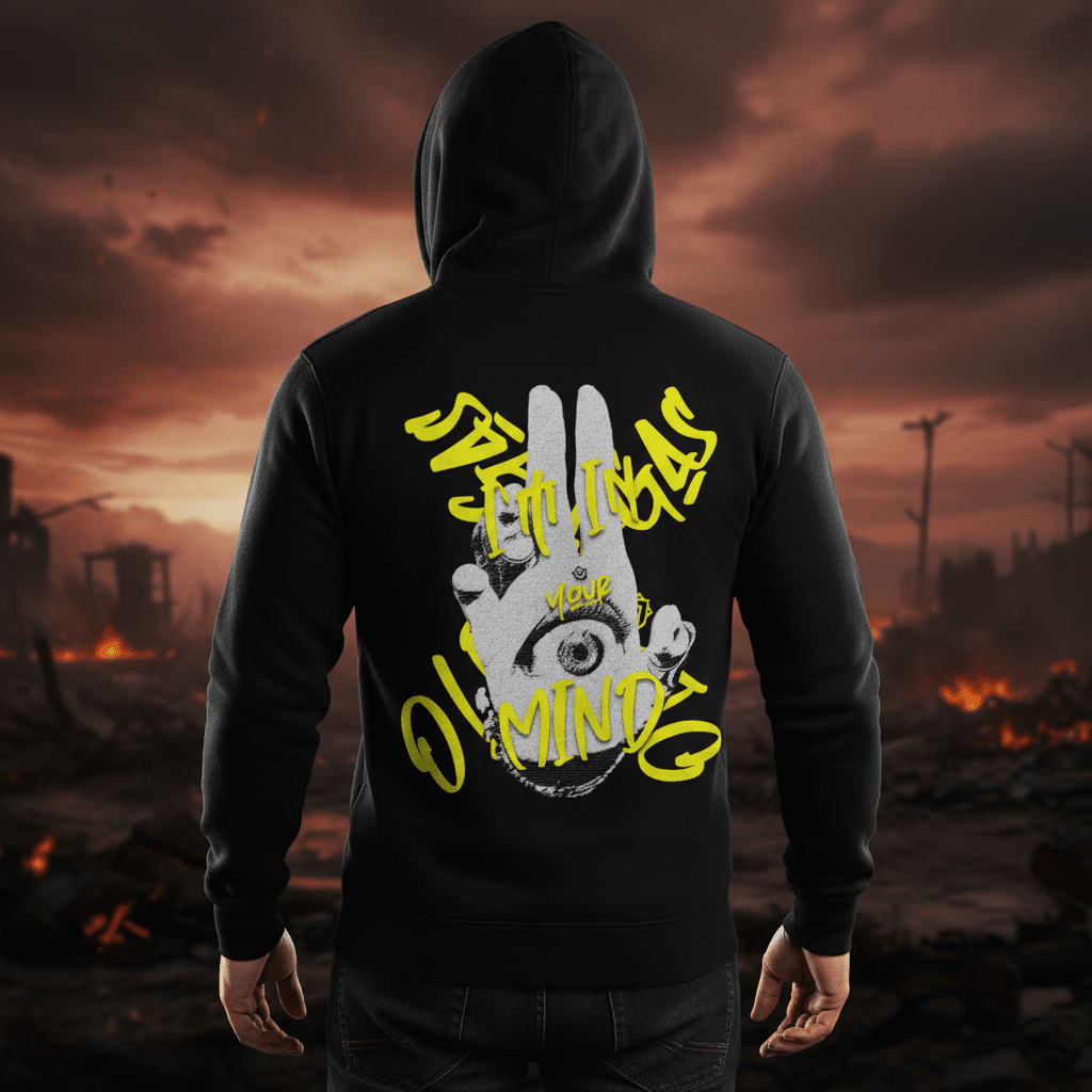 IN YOUR MIND - 2 Sided Graphic Hoodie by Printify