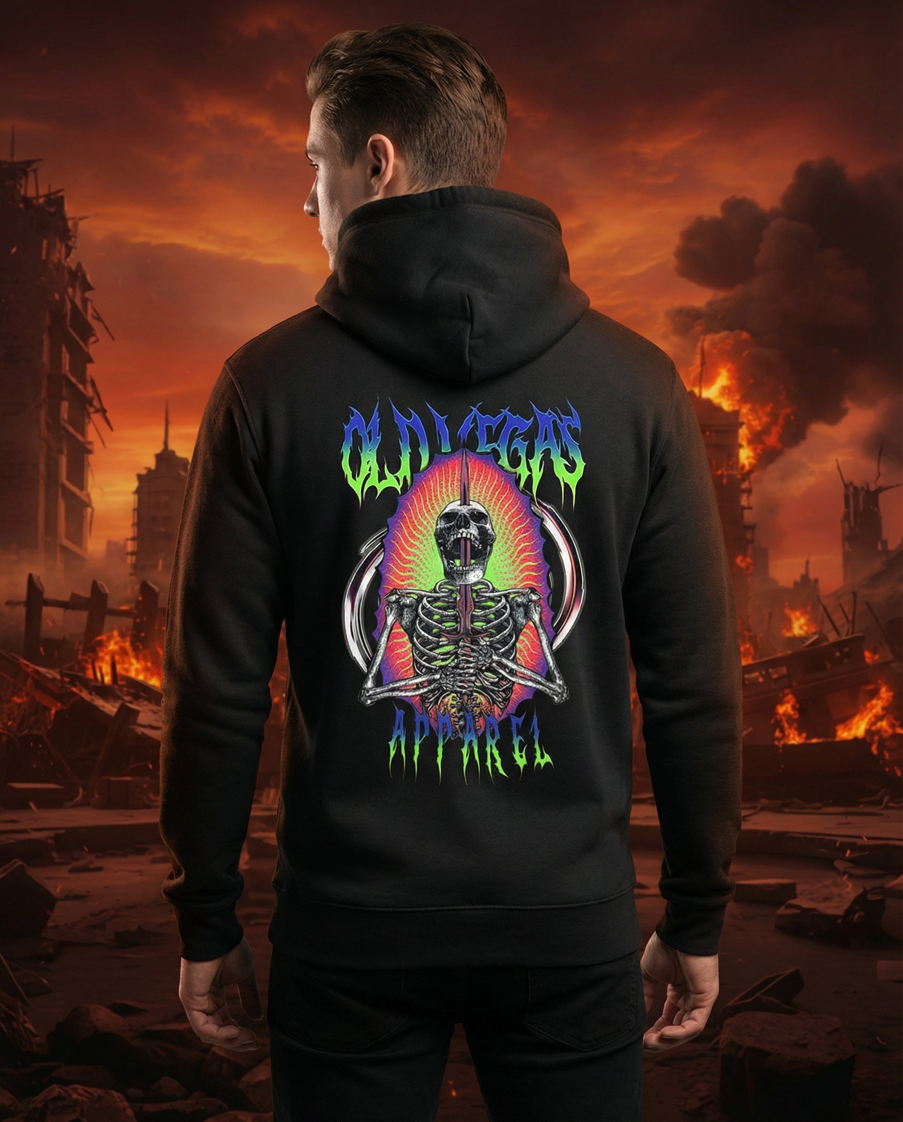 "AFTERLIFE” - 2 Sided Hoodie