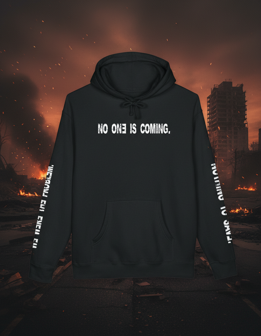 CHOKE ON THE SMOKE - 2 Sided Pullover Hoodie with Sleeve prints by Printify