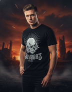 Skullburst - Graphic Tee by Printify
