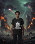 Skullburst - Graphic Tee by Printify