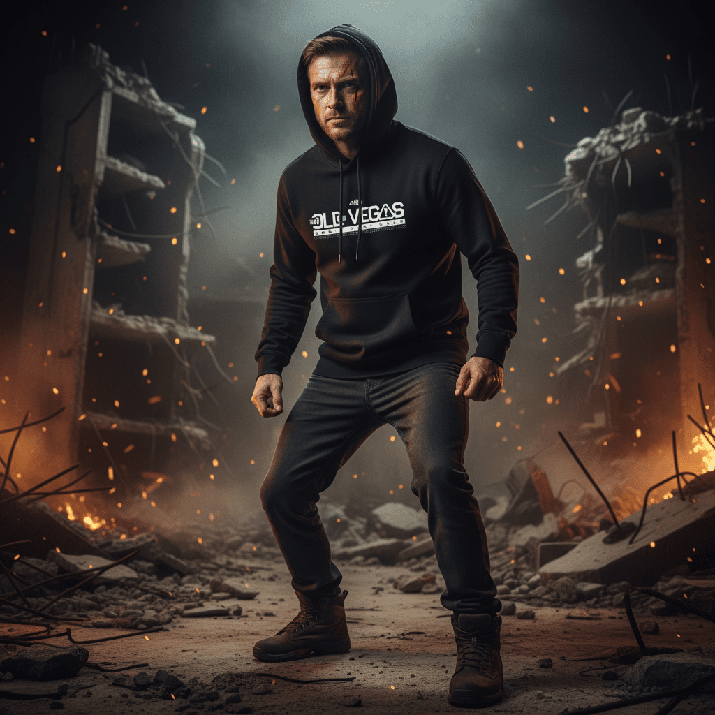 OLD VEGAS 404 Hoodie - Don’t Play Safe - OLD VEGAS