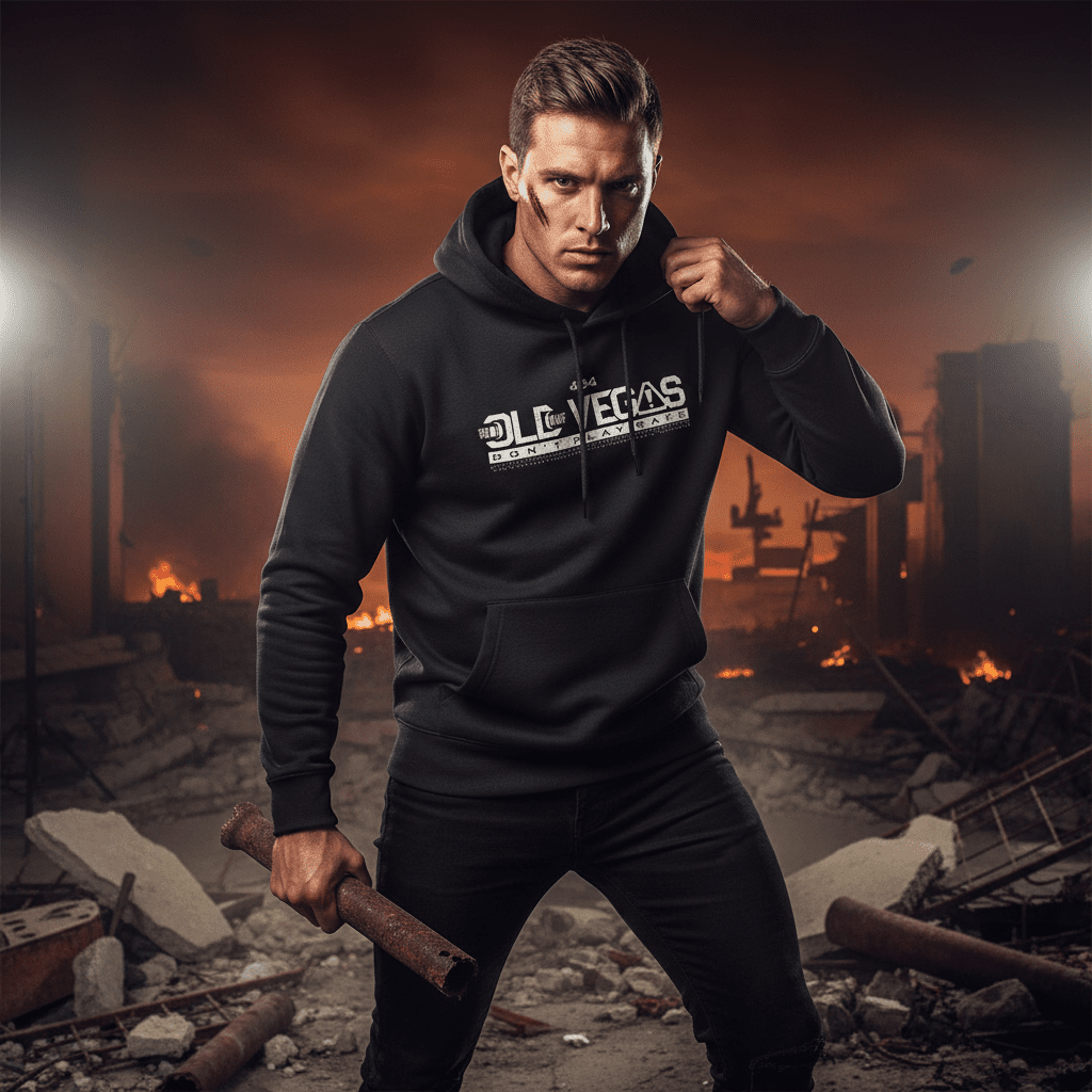 OLD VEGAS 404 Hoodie - Don’t Play Safe - OLD VEGAS