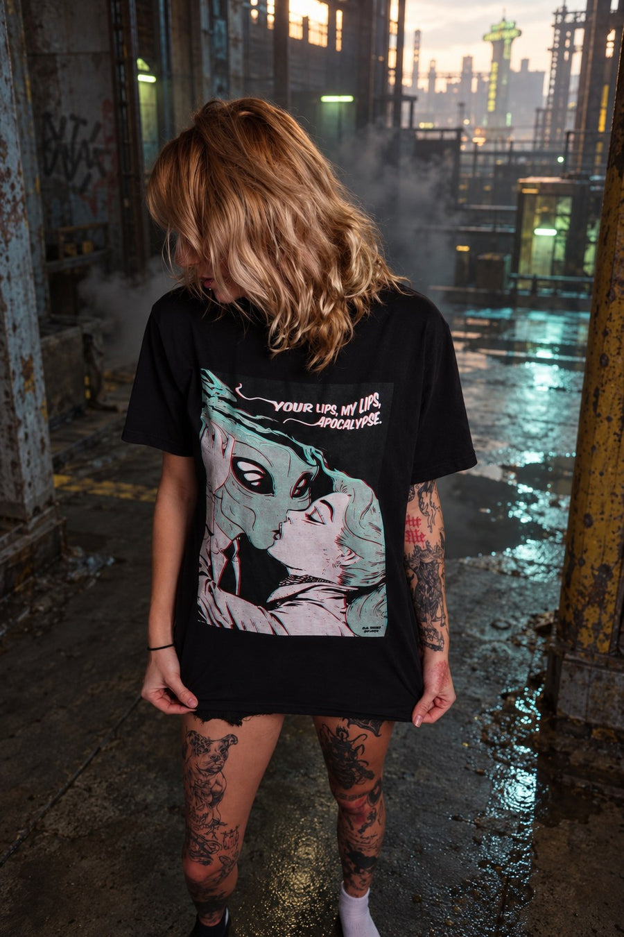 Alien Kiss - Graphic Tee