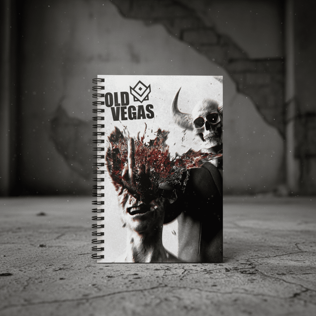 OLD VEGAS - Fractured Reality Spiral Notebook - OLD VEGAS