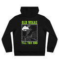 Till The End two-sided hoodie with skeletal survival artwork by OLD VEGAS