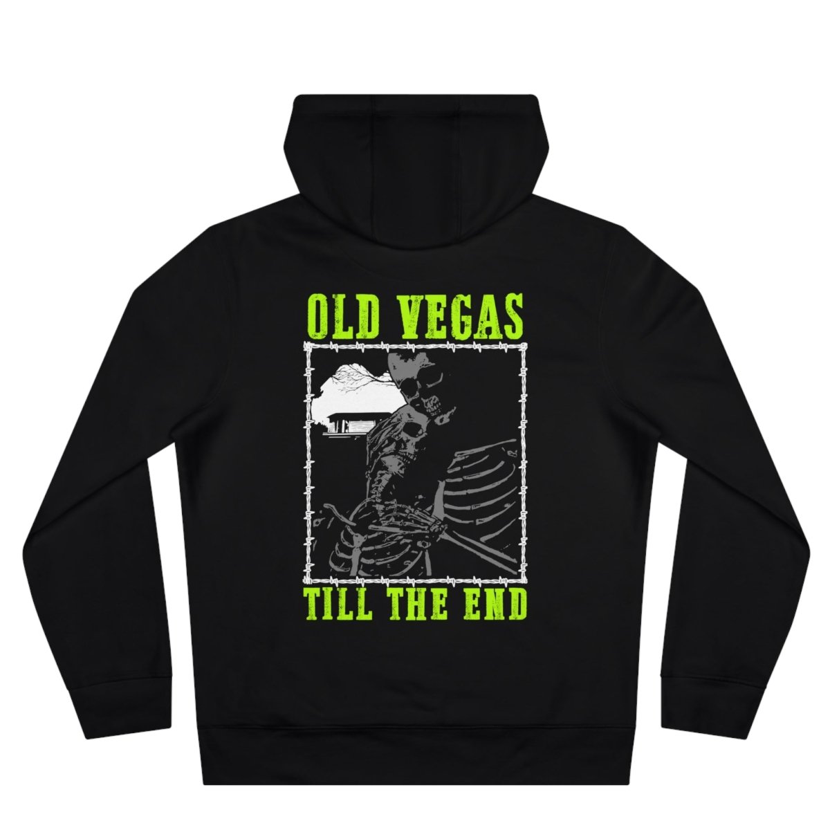 TILL THE END Hoodie – Neon Bone Edition - OLD VEGAS