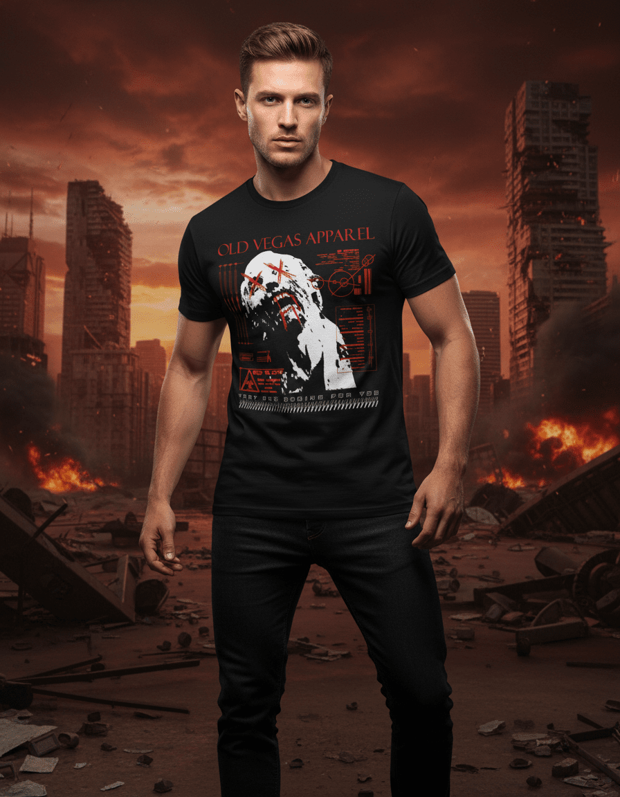 ZOMBIE RED ALERT - Graphic Tee - OLD VEGAS